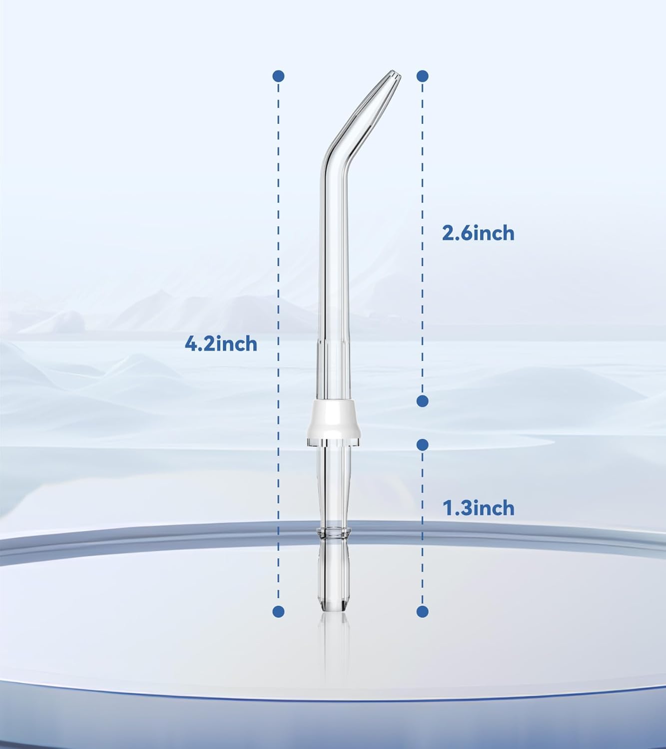 Water Flosser & Ultrasonic Electric Toothbrush Combo 2411WF, Water Flosser Replacement Tips, 7 Pcs,White