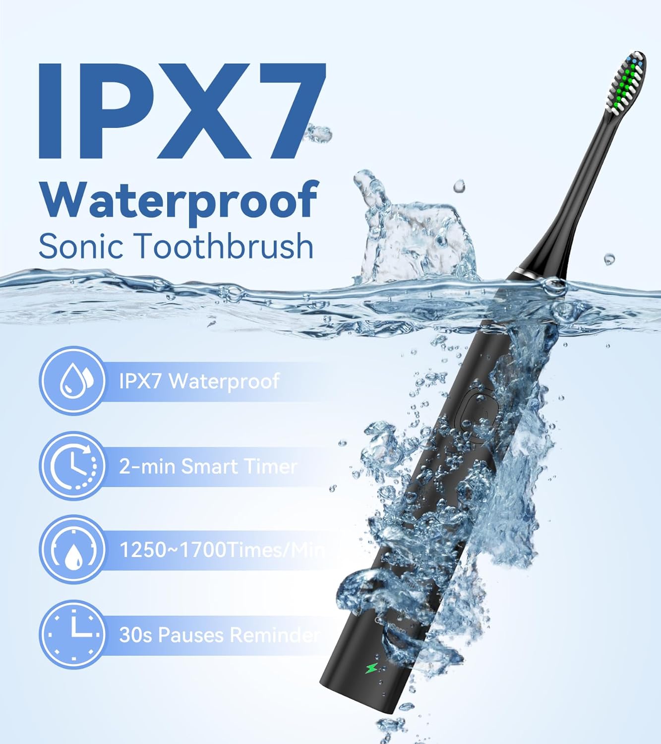 Water Flosser & Ultrasonic Electric Toothbrush Combo