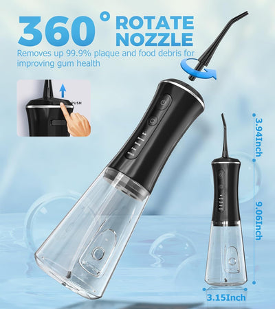 Portable Water Dental flosser