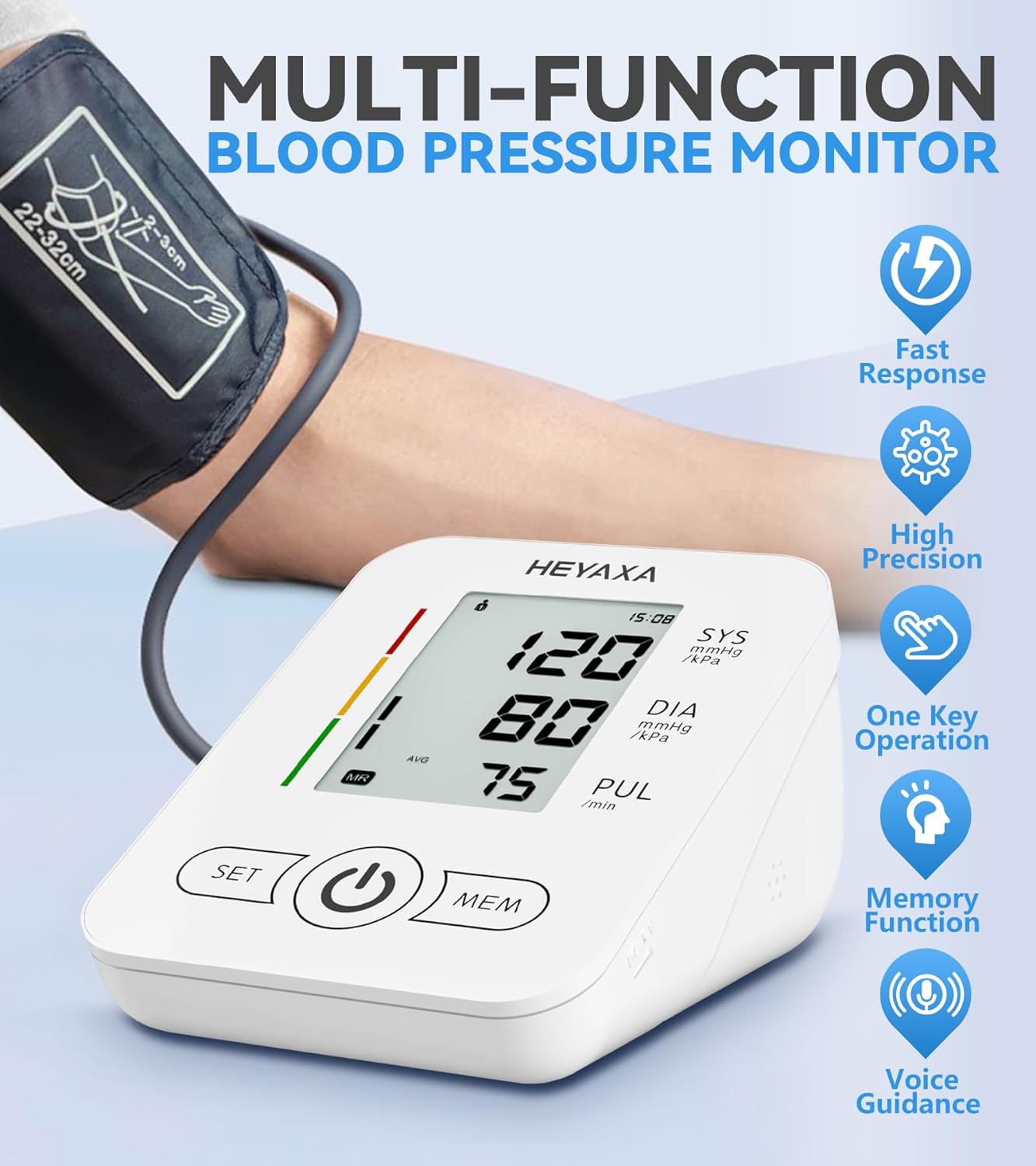 Heyaxa Blood Pressure Monitor