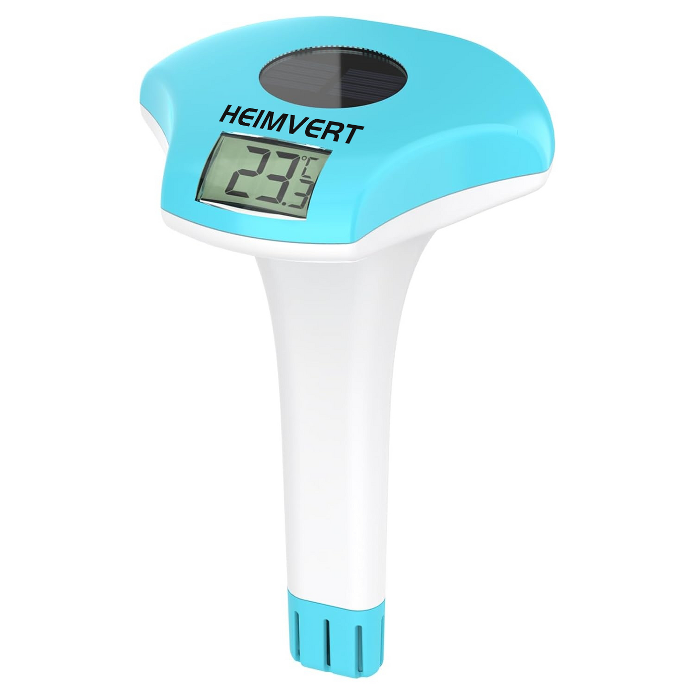 Digital Pool Thermometer IPX8 Waterproof Digital Pool Thermometer for Swimming Pool,Hot Tubs, SPA, Aquarium (Turquoise)