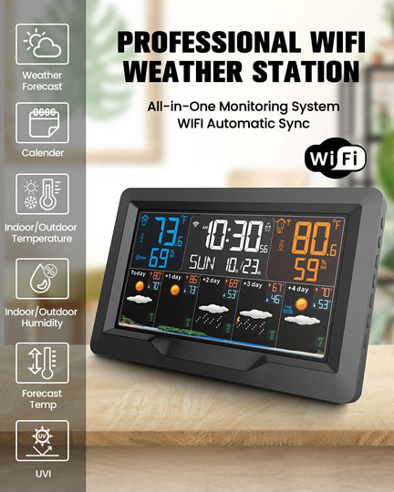 Wi-Fi Weather Station features-Heyaxa