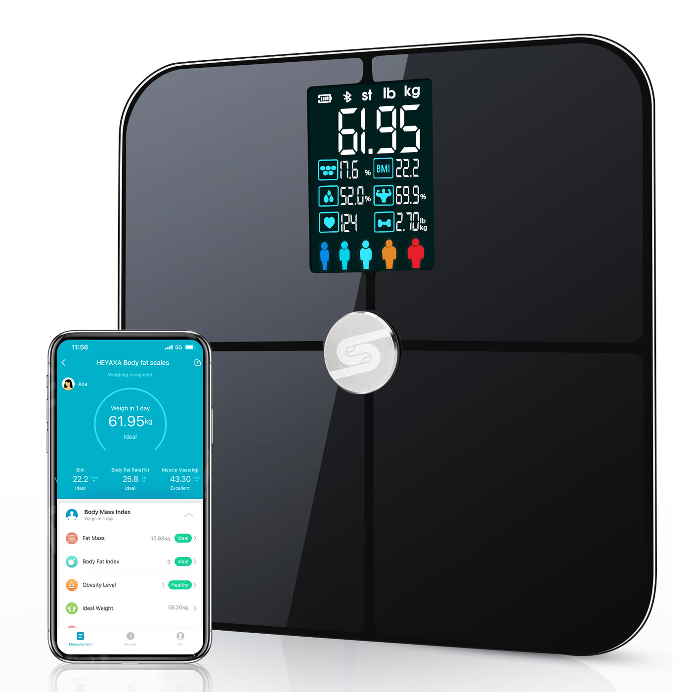 Smart Scales for Body Weight, Bluetooth Body Fat Scale with Most Accurate  ITO Technology, 13 Measurement Weight Scale Smart APP Fit Tracker Scales  for Fitness (ST/LB/KG) 