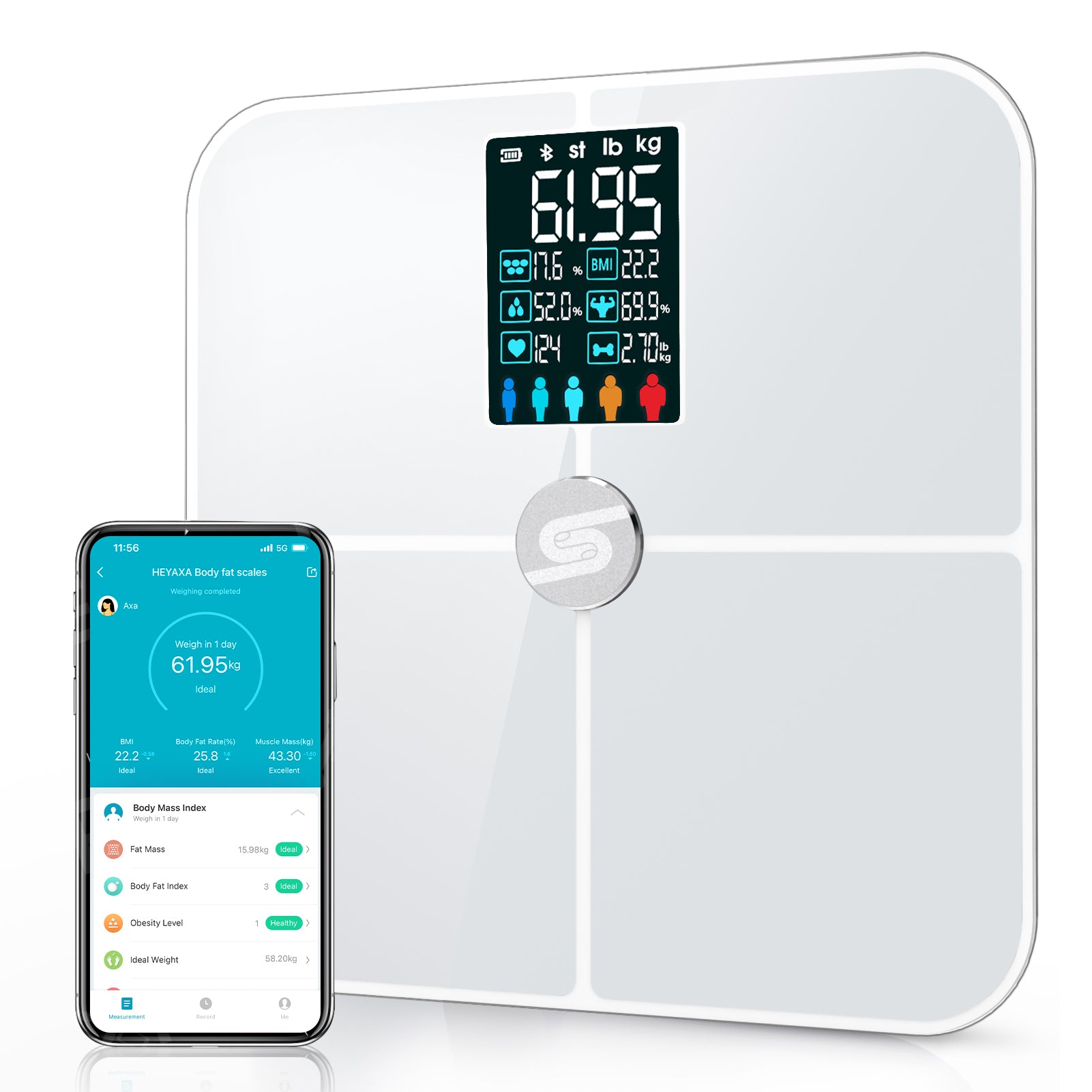 smart white body scale-Heyaxa